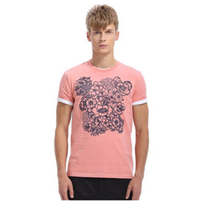 潮流个性！Trendiano 男式 印花短袖圆领T恤 3141023480160