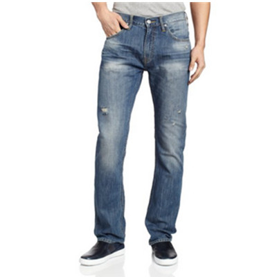 修身中腰！Lee男式72直脚版型牛仔裤LML724D01S25