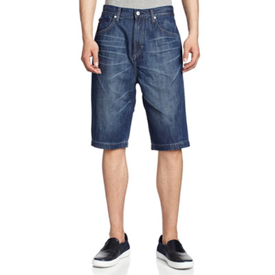 全网好价！Lee都市骑士系列男式过膝款牛仔短裤L14179D01S73