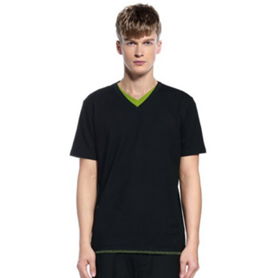 V领修身！Trendiano 男式短袖T恤 3141023500090