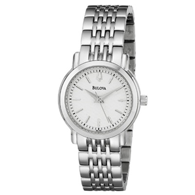 珍珠母贝！宝路华Bulova 96L190 女式时尚手表