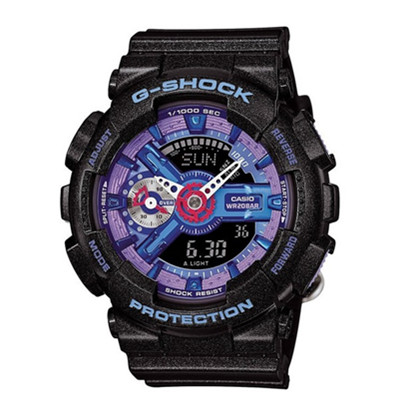 超帅！卡西欧G-Shock S系列GMAS110HC-1石英手表