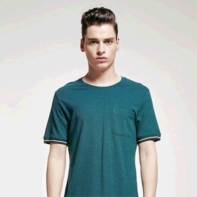 夏季清仓!viishow夏季纯色男士短袖