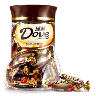 七夕囤货!德芙Dove星彩果仁多种口味巧克力（桶装）