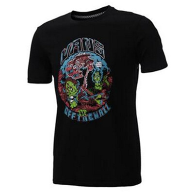 热销款！VANS万斯2015男装亚洲艺术T恤VN-013EBLK