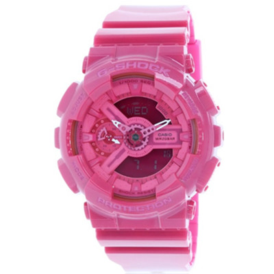 桃红！卡西欧Casio G-Shock GMAS110CC-4A女款手表