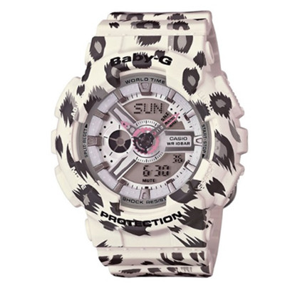 豹纹！卡西欧CASIO G-Shock BA-110LP-7A 女表