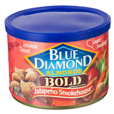 独特风味！Blue Diamond蓝钻石辣椒熏制风味扁桃仁170g