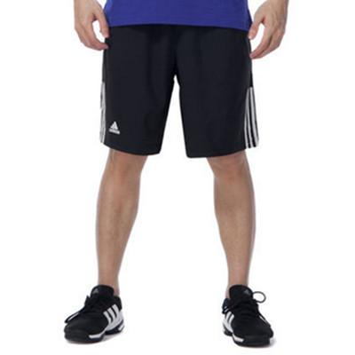 三条纹基础款！阿迪达斯训练运动短裤S88592