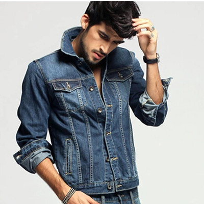 略帅！Playboy 花花公子 男式 牛仔夹克 13AWPB03M701