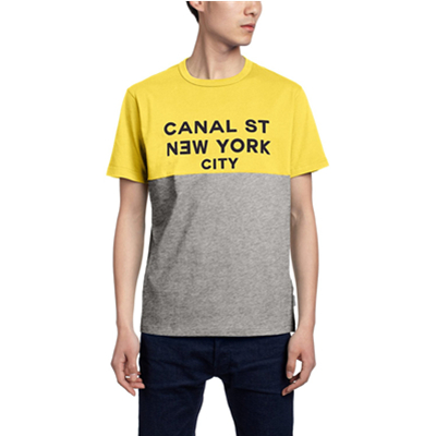 简约百搭！i.t chocoolate男式针织T恤B1XTECC1066