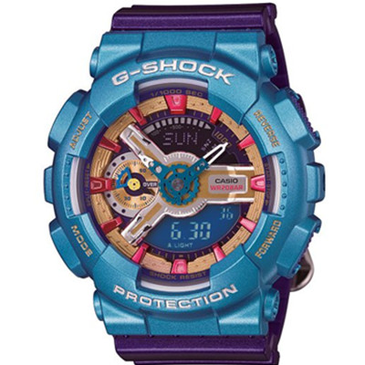 炫酷！Casio  G-Shock - S系列  GMAS110HC-6男表