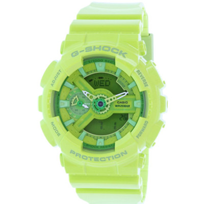 糖果色！卡西欧 G-SHOCK GMA-S110CC-3A 石英男表