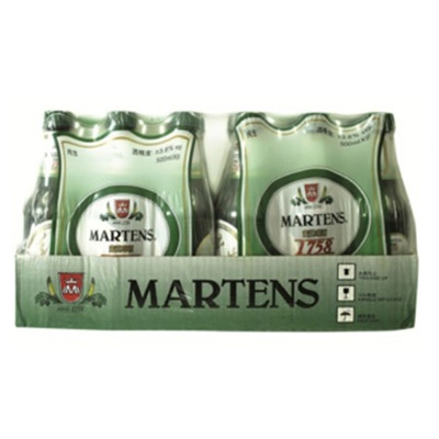 再次好价！麦氏 1758 10&deg;P 纯生啤酒 500ml*24瓶