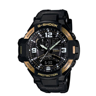 酷炫黑金！卡西欧Casio G-Shock GA1000-9G 男款手表