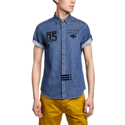 机车牛仔！i.t 5CM男式牛仔上衣5CXSTBM1088