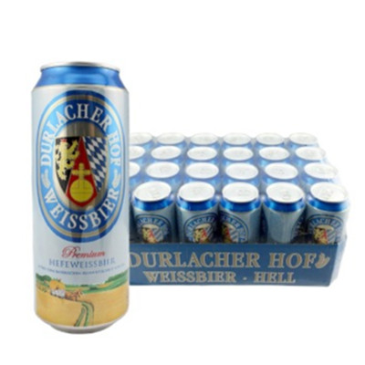 券后好价！德拉克小麦啤酒500ml*24听*2