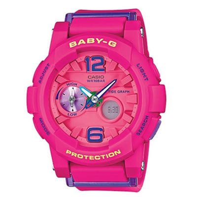 夏季粉潮！卡西欧Casio BGA180-4B3 Baby-G时尚女表