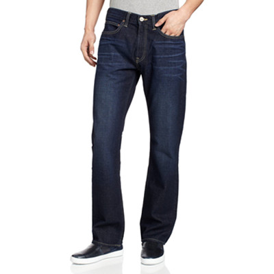 百搭款！Lee男式743舒适中腰直脚版型牛仔裤LMC743C79S53