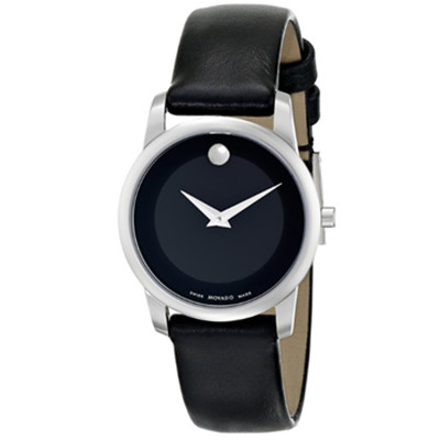 气质非凡！摩凡陀Movado 0606503博物馆系列女士石英手表