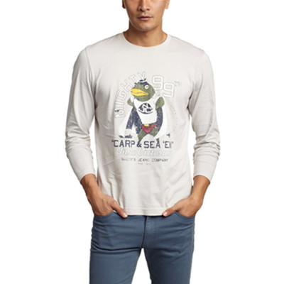 好价！Nautica诺帝卡男式长袖T恤4E3906