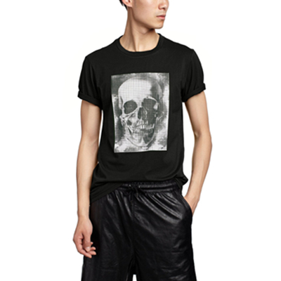 潮牌！5CM男式短袖针织休闲上衣5CXTEBM2065