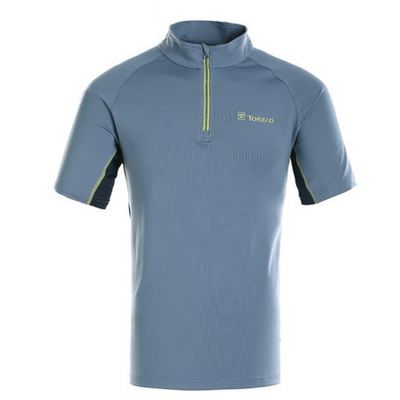 吸湿速干！探路者男式透气舒适短袖T恤