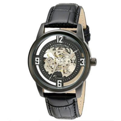 镂空！斯图灵Stuhrling Original 877.06 自动机械男表