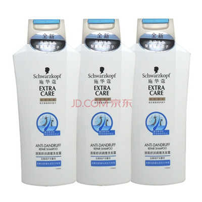 历史好价！施华蔻清屑舒润调理洗发露400ml*3