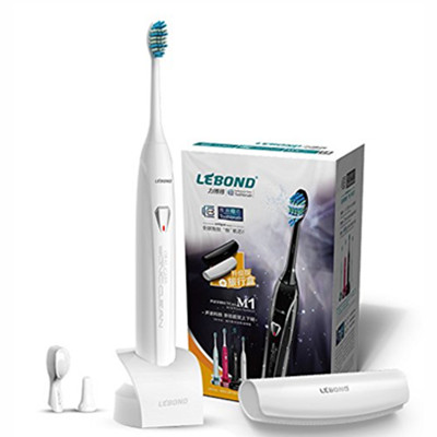 2件五折！力博得 M1升级版声波电动牙刷(雪域白 含便携盒)