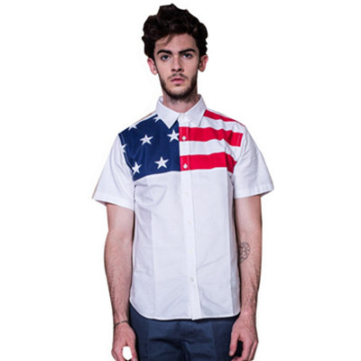 星条旗！Dickies 男式 短袖星条旗衬衫 152M20WD17