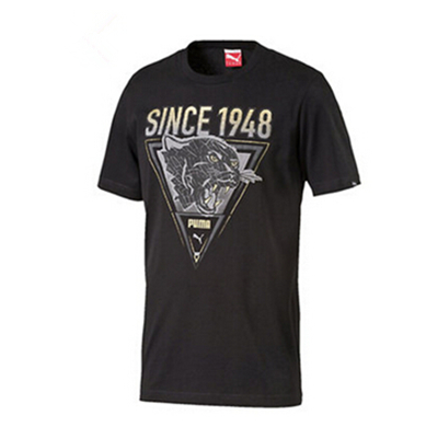 好价！彪马 夏季经典男子纯棉印花 短袖T恤 834608