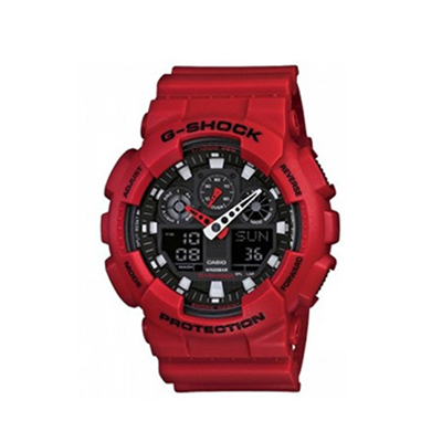 国内好价！卡西欧 G-SHOCK 男士手表 GA-100B-4ADR