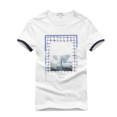 断码好价！马克华菲男式纯棉圆领短袖T恤