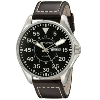 历史新低！Hamilton H64611535卡其帝王石英男表