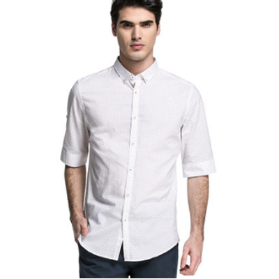 历史新低！SELECTED思莱德男式纯棉七分袖衬衫