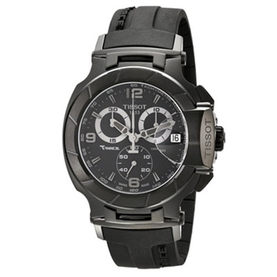运动风格！天梭Tissot T0484173705700 男士石英手表