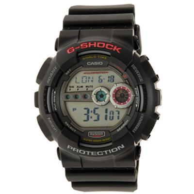 全网好价！Casio卡西欧G-SHOCK系列赛车电子男表GD-100-1ADR