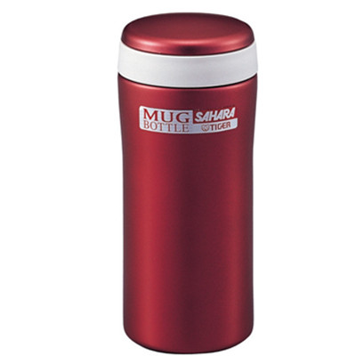 历史好价！虎牌 标准型不锈钢真空杯MMK-035C(RT)亮红色 350ml