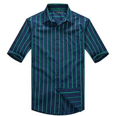 时尚好价！PEACEBIRD 太平鸟 男式 中袖衬衫 B2CC42726