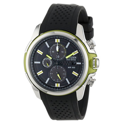 年轻时尚！Citizen 西铁城 CA0427-08E 三眼光动能计时码表