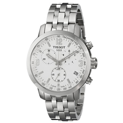 好价！Tissot 天梭PRC 200 三眼式瑞士石英男表