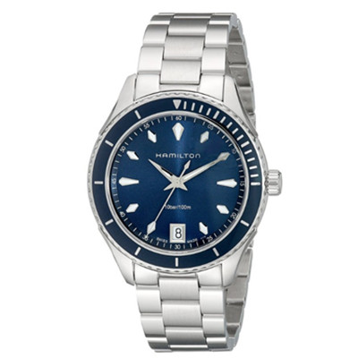 海上风景！Hamilton H37451141 Seaview石英女表