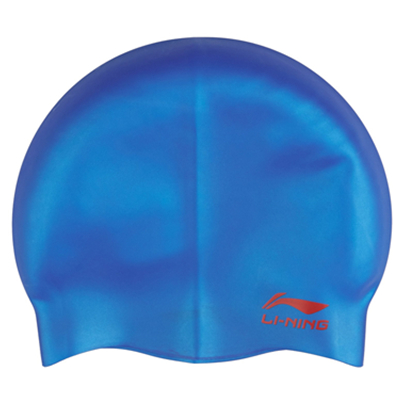 实惠！Li Ning 李宁 男式 硅胶泳帽 ASYJ018-4 蓝色