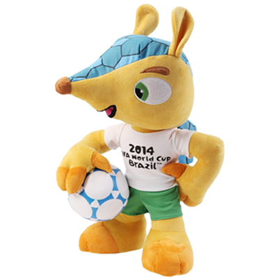 折扣巨大！FIFA官方授权产品 2014年巴西世界杯玩偶