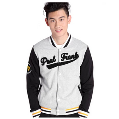 时尚潮牌！PaulFrank 大嘴猴 男式 棒球服 PF5034M