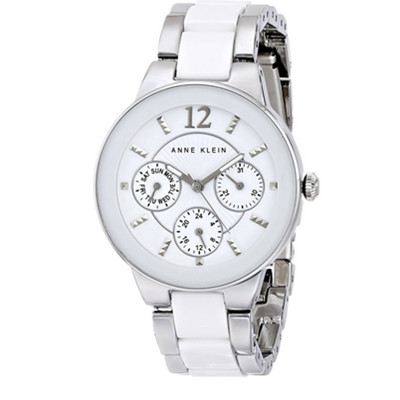 陶瓷表带！Anne Klein AK/1629WTSV 女士时尚手表