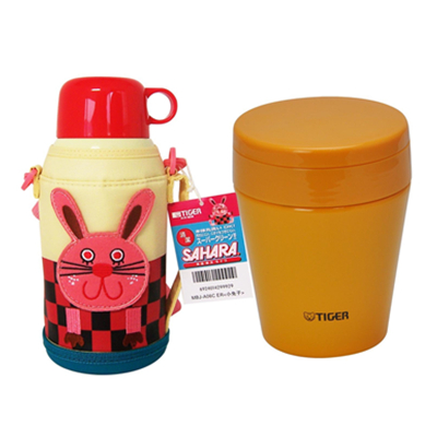 超值组合！TIGER 虎牌 不锈钢真空保温杯套装