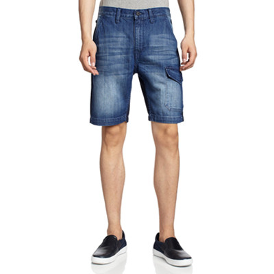 骑士系列！Lee都市骑士系列男式休闲牛仔短裤L14181H48S63