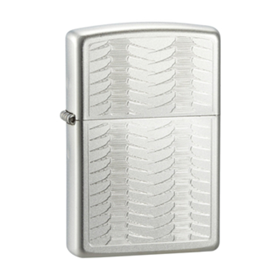 低价！Zippo 打火机 节节高升 缎纱镀铬 计算机刻 28051